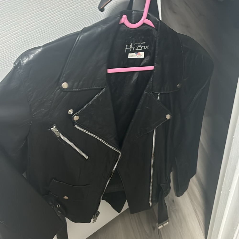 Real leather jacket - Picture 3 of 4